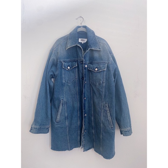 NWOT MM6 Maison Margiela Oversized Denim Jacket - Picture 13 of 16